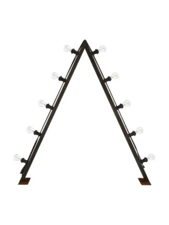 BRIGHT Ljusstake Utomhus 10L 120cm Corténstål/Klar