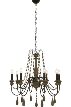 BRISSAC Takkrona 8L 76,5cm Svart/Antikträ