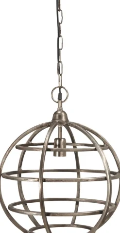 BRISTOL Taklampa 41cm Råsilver