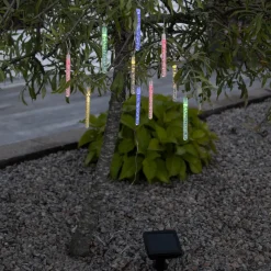 BUBBLY LIGHT-CHAIN Solcells-ljusslinga 180cm 10LED Flerfärgad/Klar