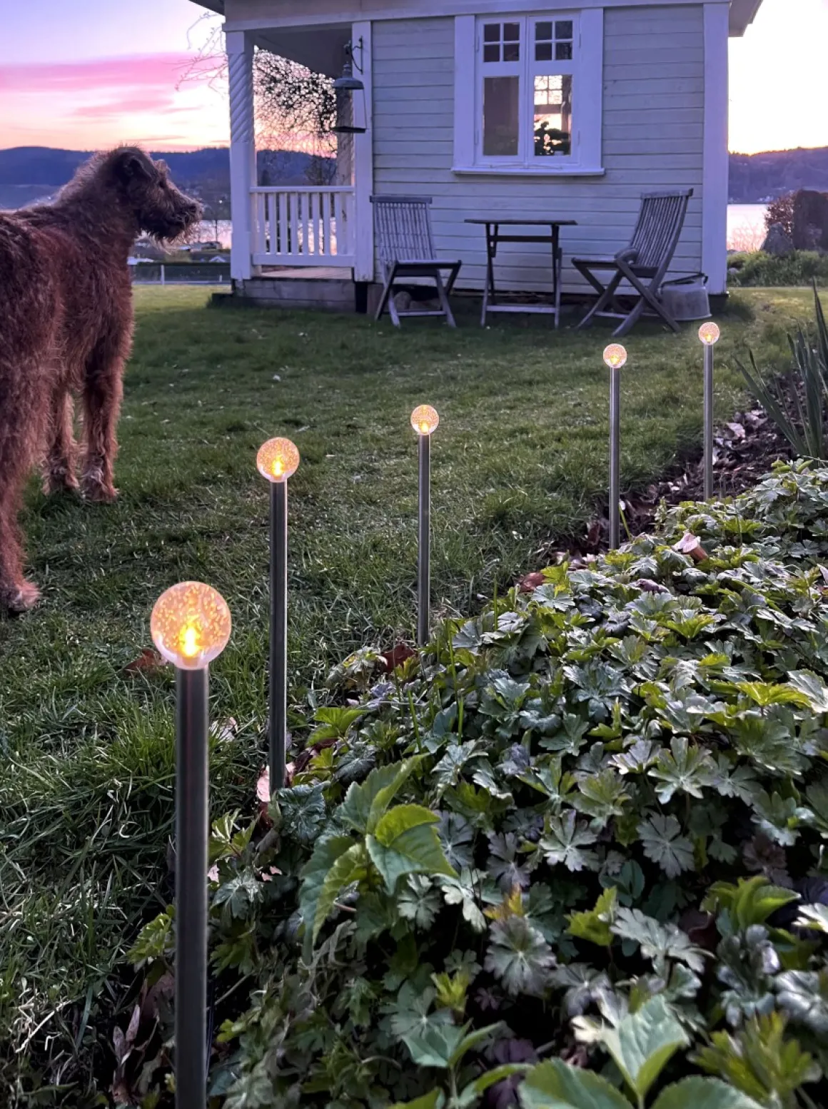 BUBBLY Solcellsdekoration 2,7m Varmvit