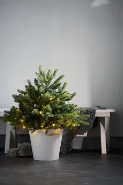 BUSK Dekorationsgran Batteri 40LED 75cm Grön IP44