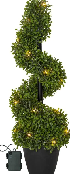 BUXBOM Dekorationsträd Batteri 65cm Grön IP44