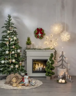 BUXBOM Dekorationsträd Batteri 65cm Grön IP44