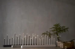 BUZZ Ljusstake 14L 77cm Beige