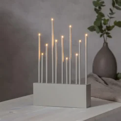 BUZZ Ljusstake 11L 43cm Elefantgrå