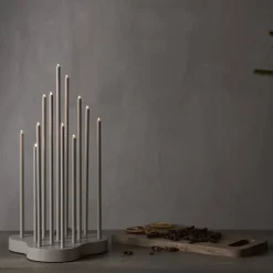 BUZZ Ljusstake 12L 43cm ElephantBeige