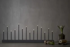 BUZZ Ljusstake 14L 77cm Grå