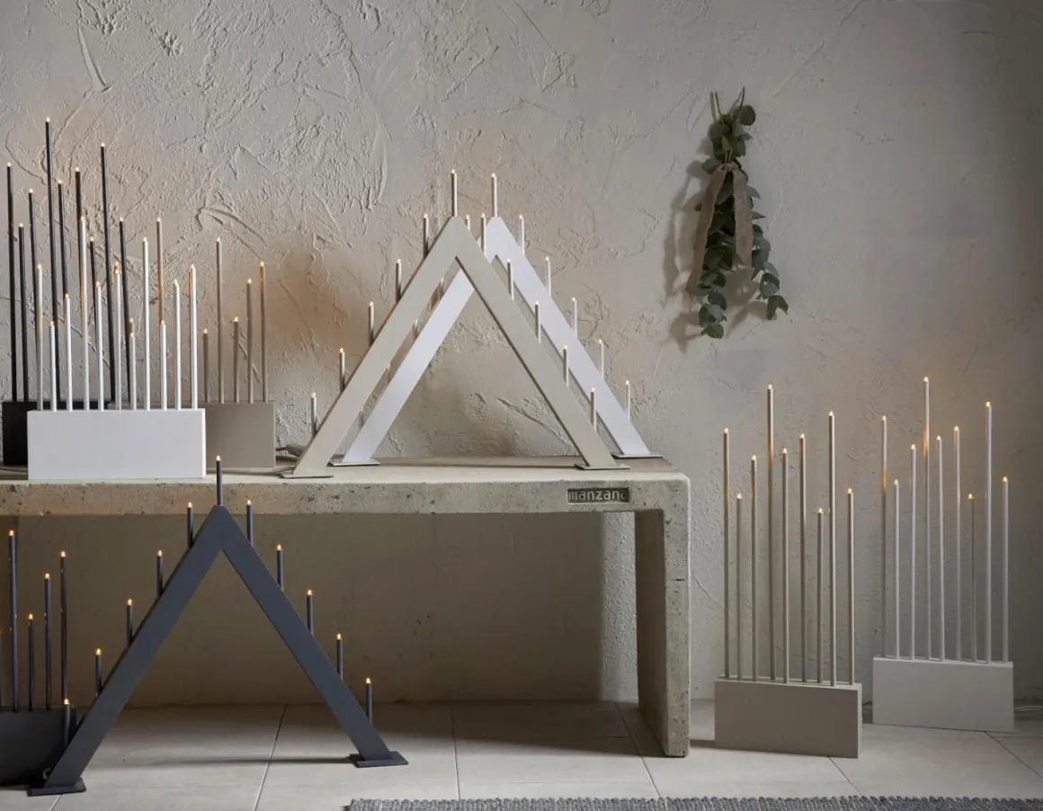 BUZZ Ljusstake 11L 50cm Grafit