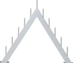 BUZZ Ljusstake 11L 50cm Vit