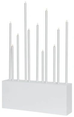 BUZZ Ljusstake 11L 43cm Vit