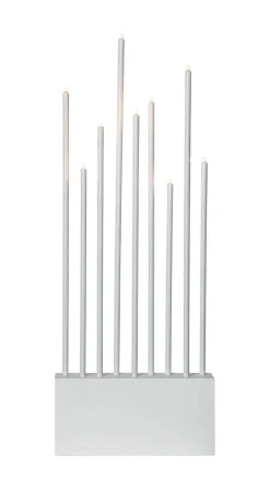 BUZZ Träljusstake 9L 60cm Vit