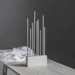 BUZZ Träljusstake 9L 60cm Vit