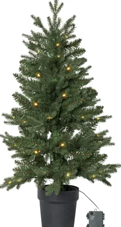 BYSKE LED Julgran 90cm 50LED Grön IP44