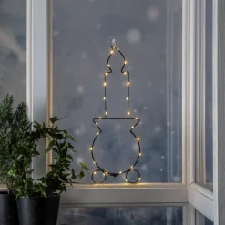 CANDLY Inomhusdekoration Batteri 41cm Svart