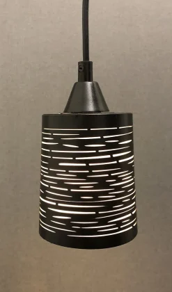 CANDY Fönsterlampa 10cm Svart