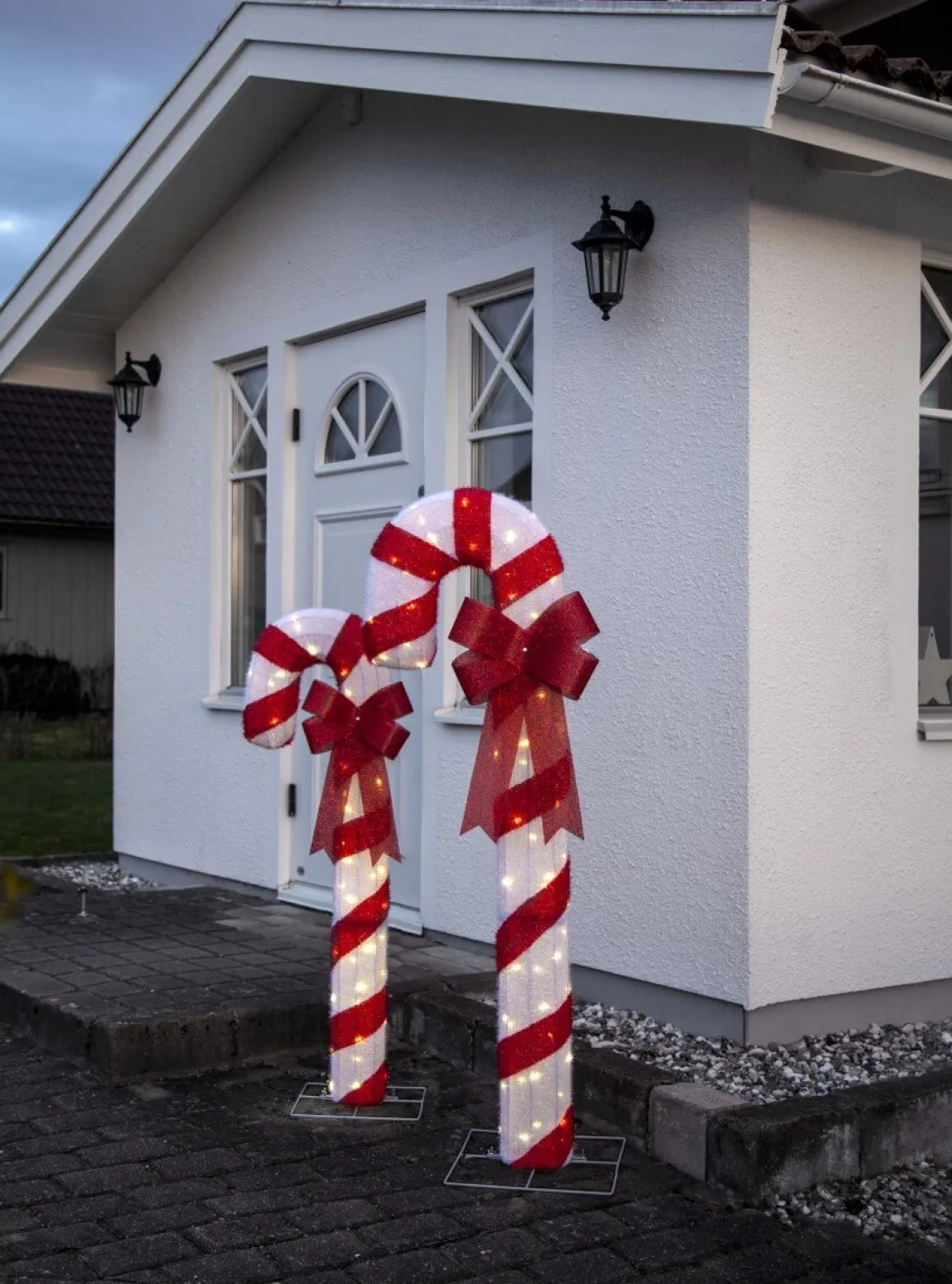 CANDYCANE Utomhusdekoration 1,2m 50LED Vit