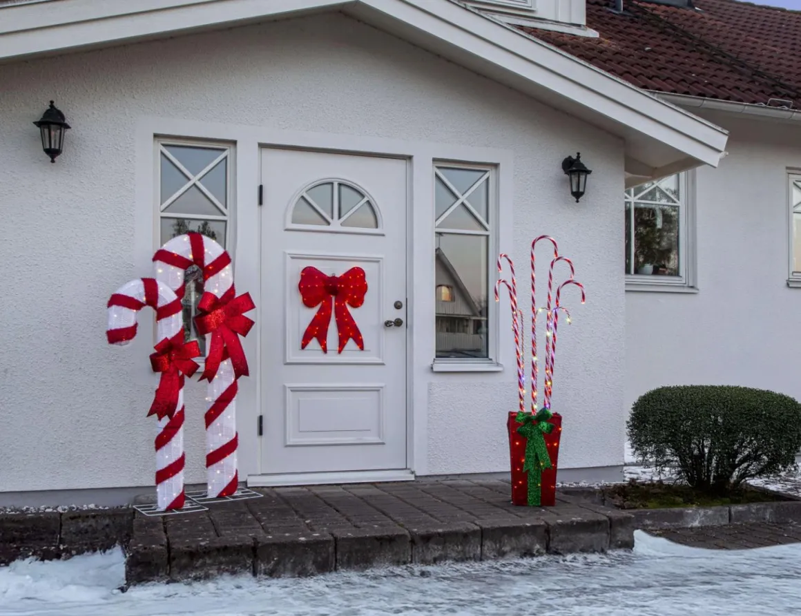 CANDYCANE Utomhusdekoration 1,5m 128LED