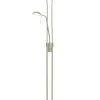 CANNES Golvlampa LED-Uplight Dimbar 180cm Stål