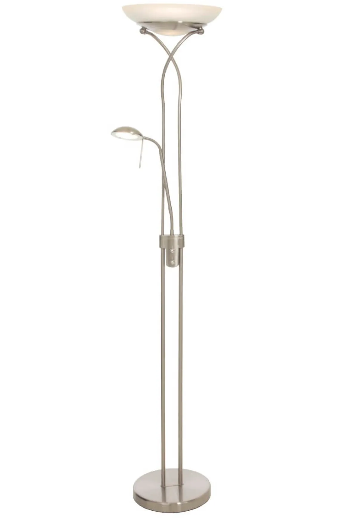CANNES Golvlampa LED-Uplight Dimbar 180cm Stål