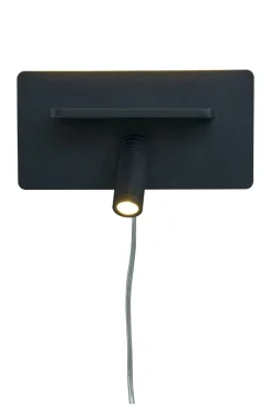 CARGADOR Väggspot USB 24cm Svart