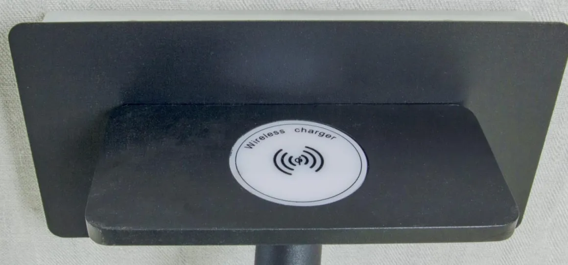 CARGADOR Väggspot USB 24cm Svart