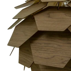 CARPATICA Taklampa Ø60 Fanér 60cm Brunbets