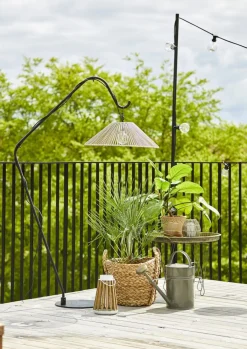 CATANIA Solcellslykta 28cm Beige