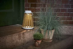 CATANIA Solcellslykta 28cm Beige