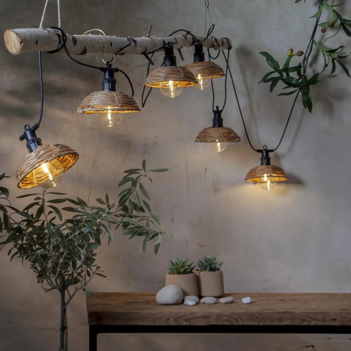 CESTA LIGHT Ljusslinga 350cm 6LED Varmvit/Svart