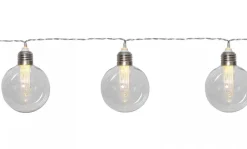 CHANIA Solcells-ljusslinga 2,45m Transparent IP44