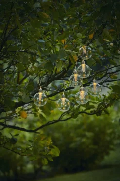 CHANIA Solcells-ljusslinga 2,45m Transparent IP44