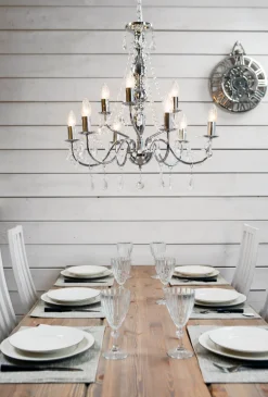 CHATEAU Takkrona 9-arm 60cm Krom