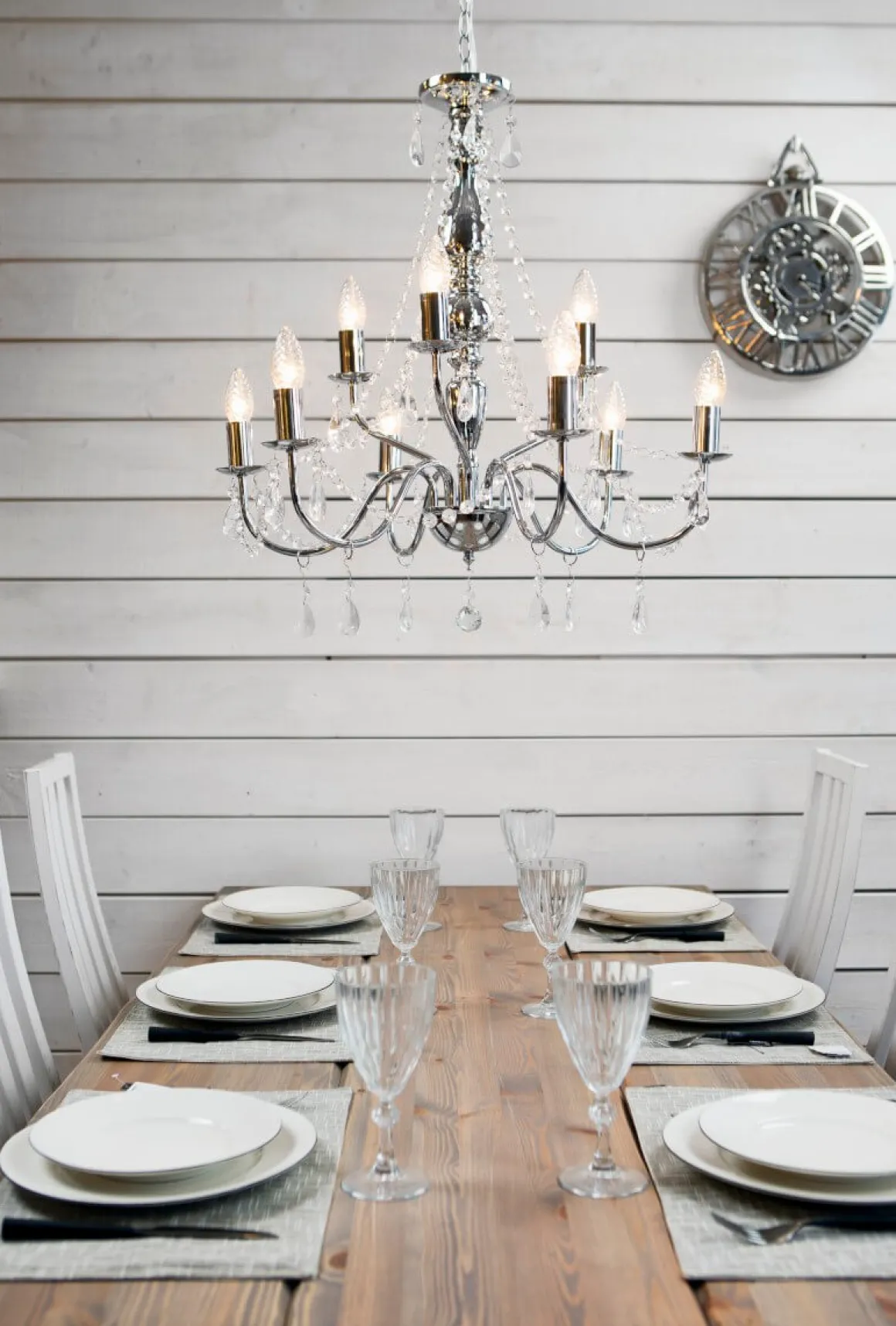 CHATEAU Takkrona 9-arm 60cm Krom