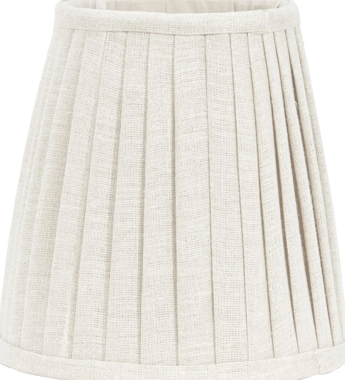 CIA Toppringskärm 20/13cm Plissé OffWhite