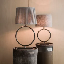 CIRCLE Lampfot 43cm Råsilver