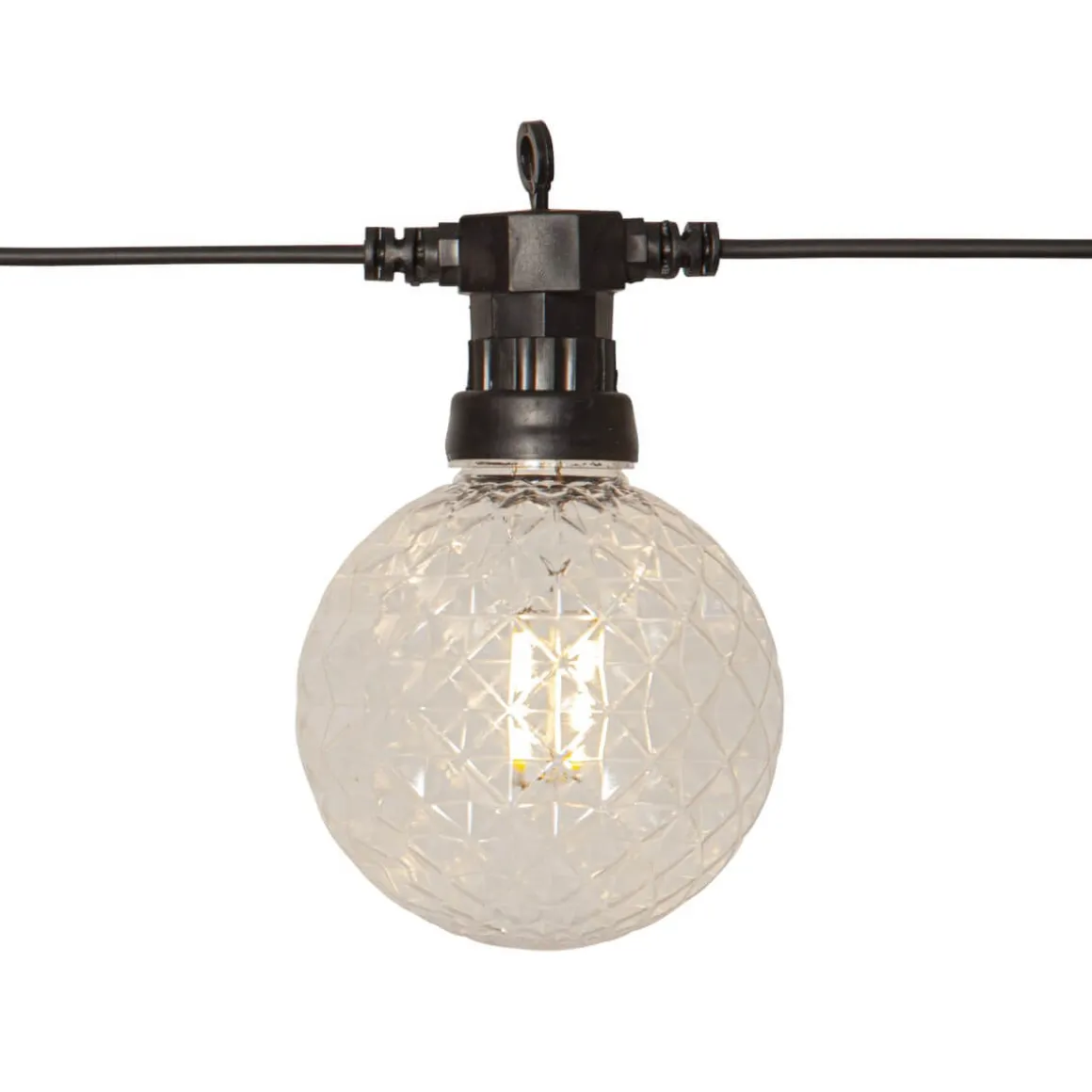 CIRCUS COMB Ljusslinga 450cm 10LED Varmvit/Svart