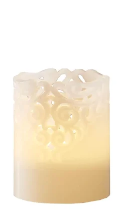 CLARY LED-Blockljus 10cm Vit