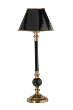 CLASSIC Metallskärm 19/10cm Svart/Antikmässing