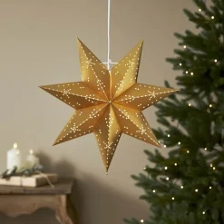 CLASSIC Pappersstjärna 45cm Guld