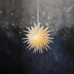 CLOUD Stjärna 2Lag 60cm Vit