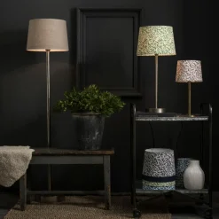 COLUMBUS Lampfot 35cm Råsilver