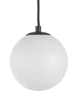 COMO Fönsterlampa 12cm Svart/Opal