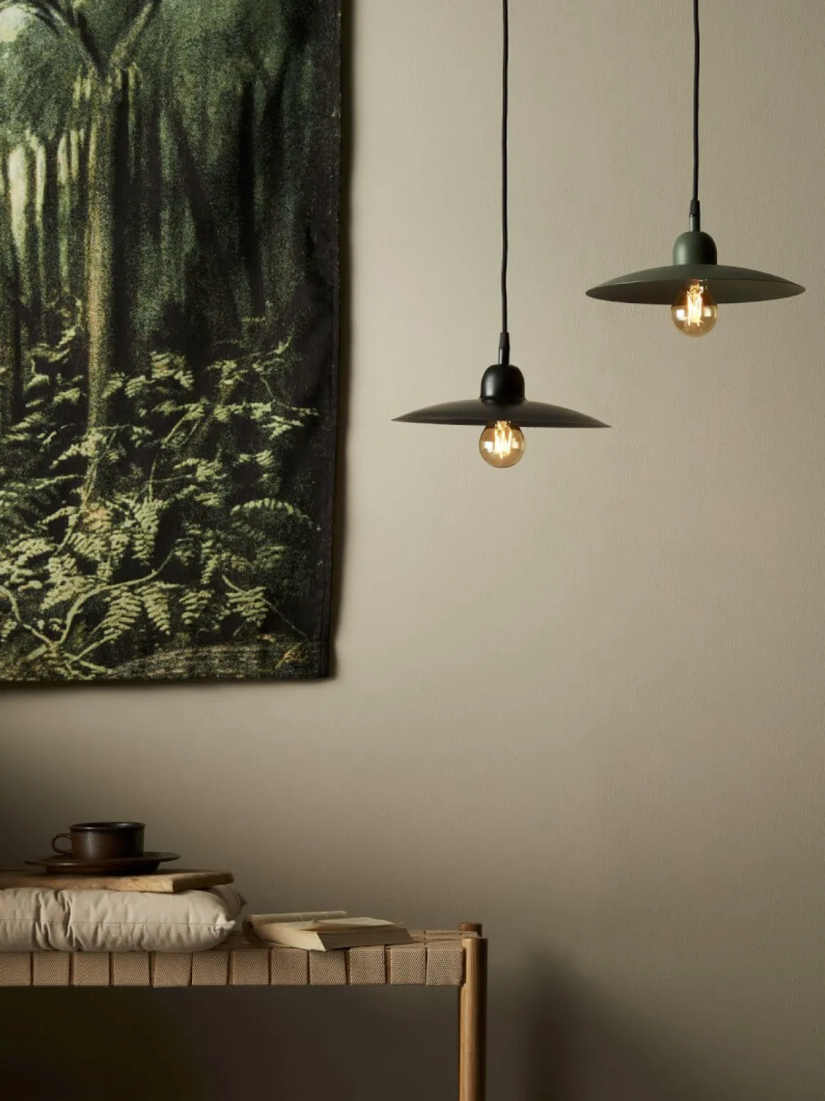 COMO Tak/Fönsterlampa 28cm Svart