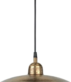 COMO Taklampa 28cm Beaten Guld