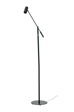 CONCORD Golvlampa Dimbar 130cm Svart