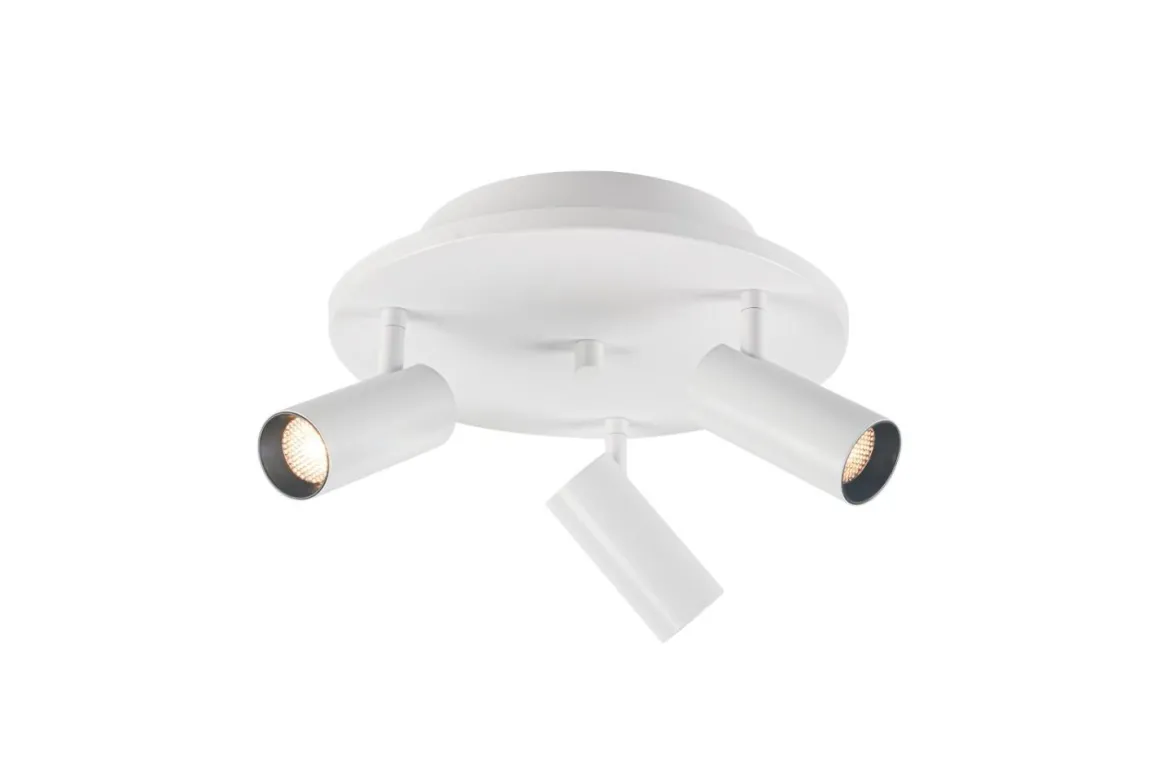 CONCORD Takspot Rund 3L Dimbar 34cm Vit