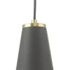CONE Fönsterlampa 9cm Svart/Guld