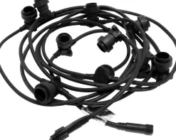 CONNECTA B22 Ljusslinga Extra 7,35m IP44 Svart