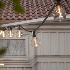 CONNECTA FLAT E27 Ljusslinga Extra 7,35m IP44 Svart